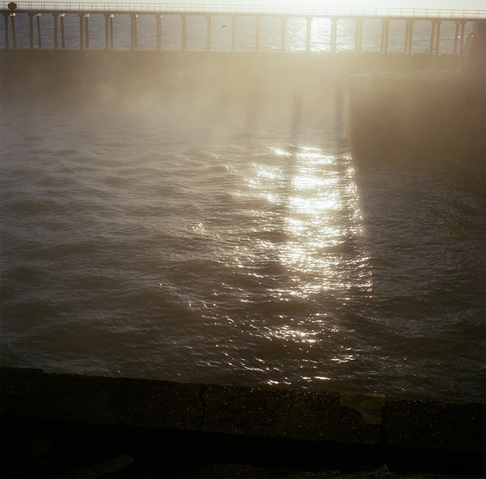 mist and sunlight whitby pier